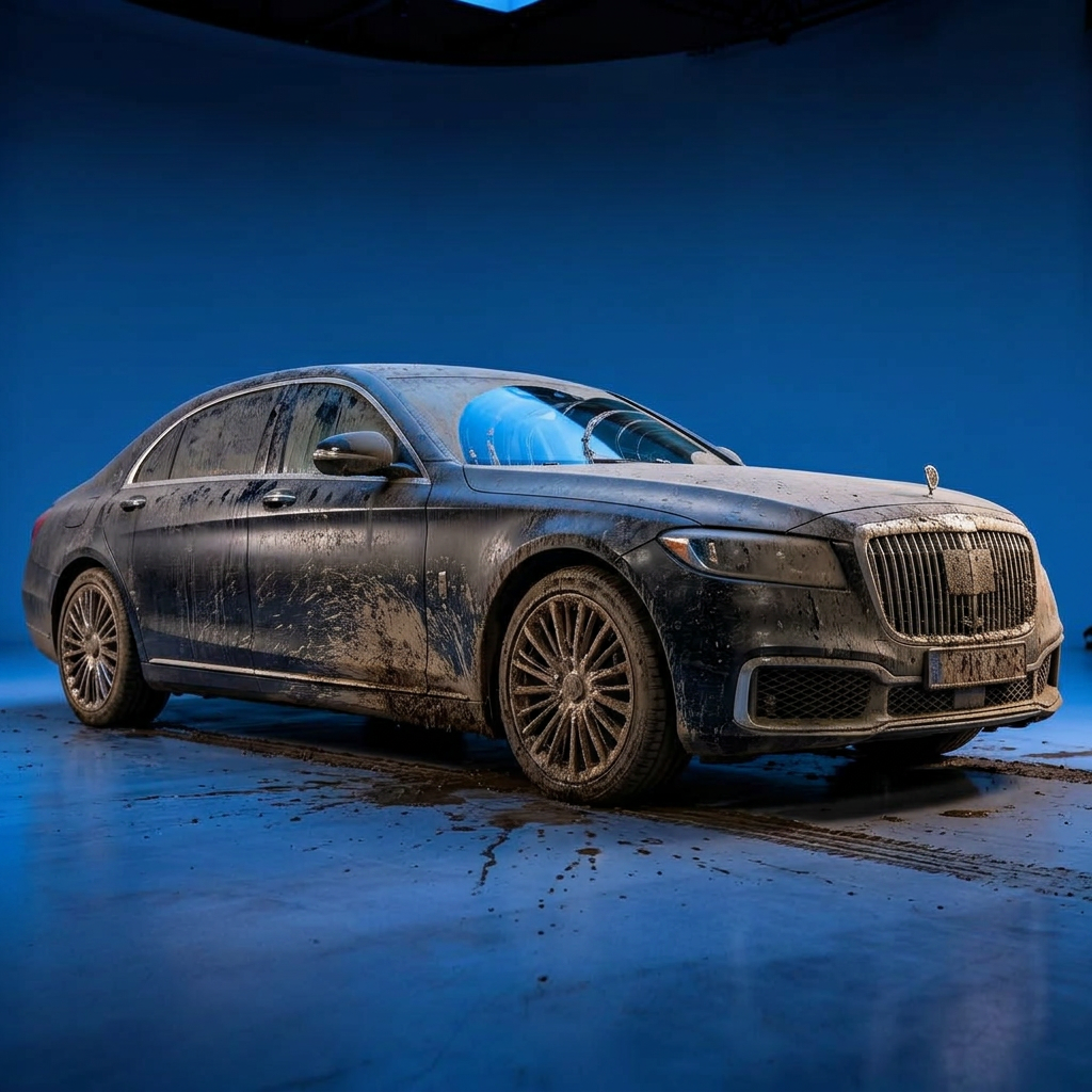 Luxury sedan detailing Tampa — Before